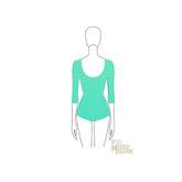 Couture U-Neck Half Sleeved Leotard